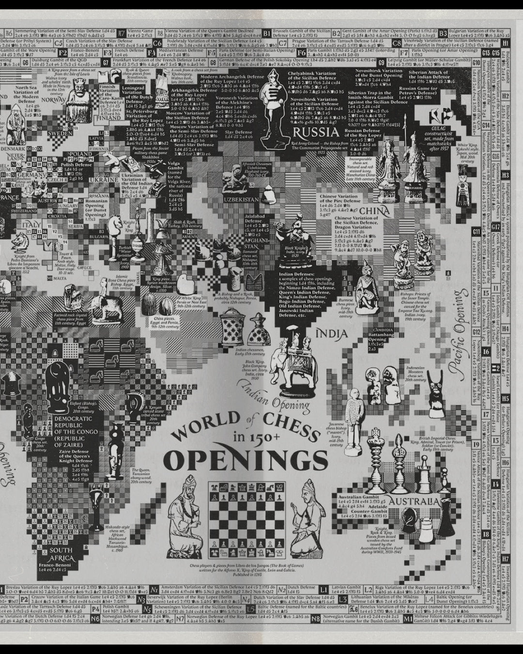 The Chess Map of the World (limited Edition) - buy online with worldwide shipping