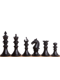 4.3" Aristocrat Series Luxury Staunton Chess Set - Ebony Wood & Boxwood Pieces with Board & Box