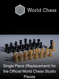 Single Piece (Replacement) for the Official World Chess Studio Pieces