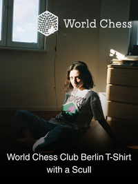 T-shirt du World Chess Club Berlin avec un crâne
