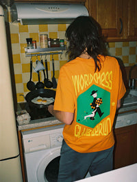 T-shirt du World Chess Club Berlin : Orange Ampelmann