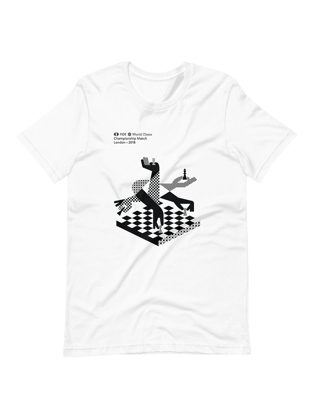 Achetez le t-shirt Hands 2018 Championship | Boutique d'échecs du monde