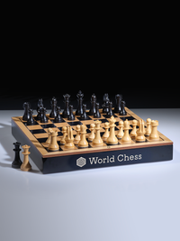 World Chess Cabinet Set with Drawer
