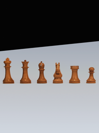 Single Piece (Replacement) for the Official World Chess Pieces