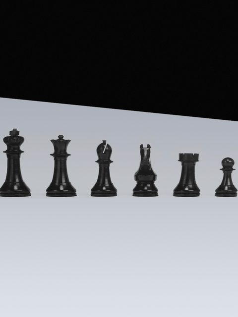 Single Piece (Replacement) for the Official World Chess Pieces