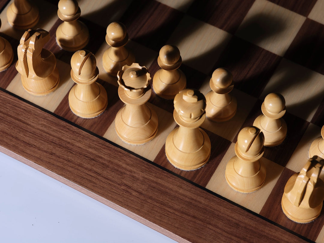 Chess board showing the Ruy Lopez opening setup for White