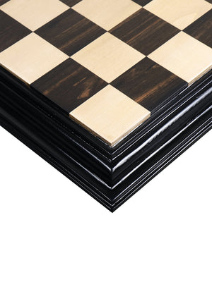 Luxury Ebony & Maple Chess Board - image 1