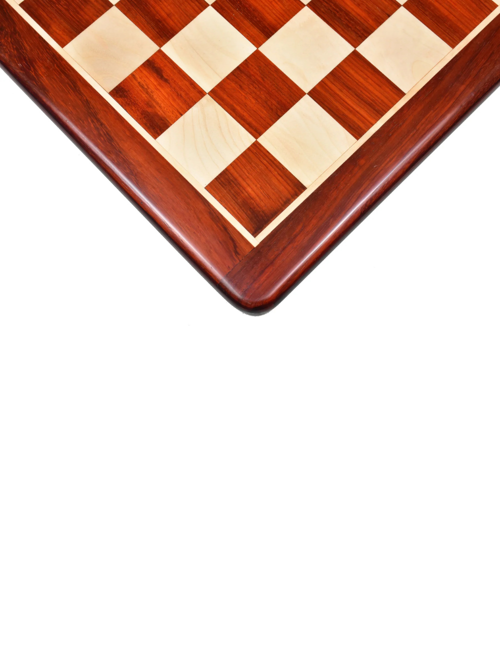 Set di scacchi esclusivo Alban Staunton 3,9" - pezzi in palissandro Bud con scacchiera e scatola