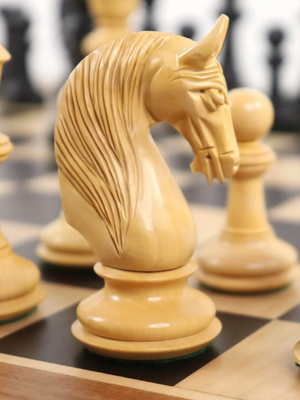 4.6" Bath Luxury Staunton Pieces Only Set - Ebony Wood and Triple Weight