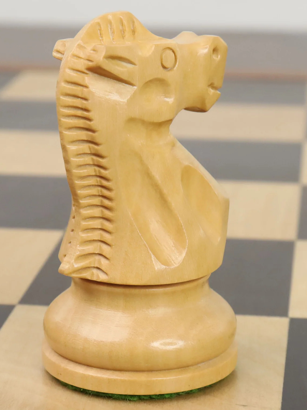 Staunton-Schachfiguren der Reykjavik-Serie – gewichteter Buchsbaum – 3,8 Zoll König