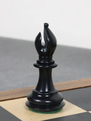 1849 Jacques Cook Camel Bone Chess Pieces - 3.5" King