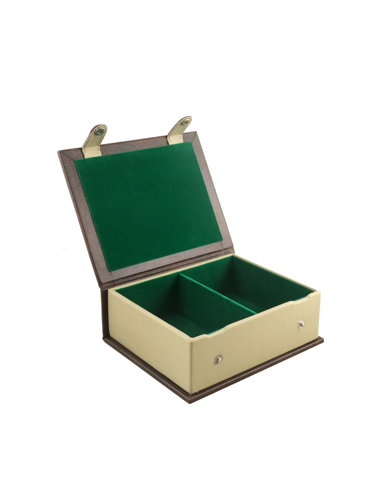 Set di scacchi esclusivo Alban Staunton 3,9" - pezzi in palissandro Bud con scacchiera e scatola