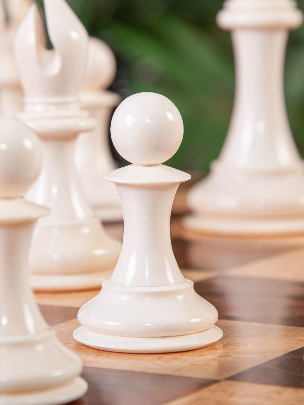 Mammoth Ivory Chess Pieces - 4.4″ King