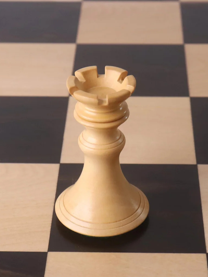 Set di scacchi di lusso Aristocrat Series 4,3" - pezzi in legno di ebano e bosso con scacchiera e scatola