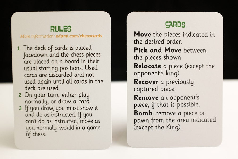 "Chess Fate Cards" - great fun!