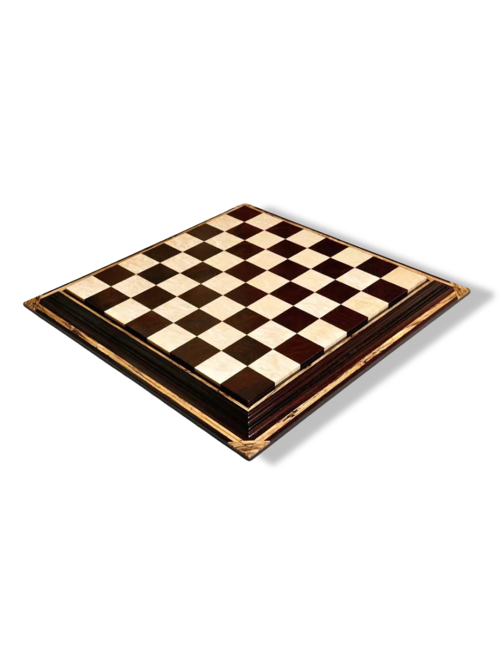 African Palisander & Bird's Eye Maple Custom Contemporary II Chess Board
