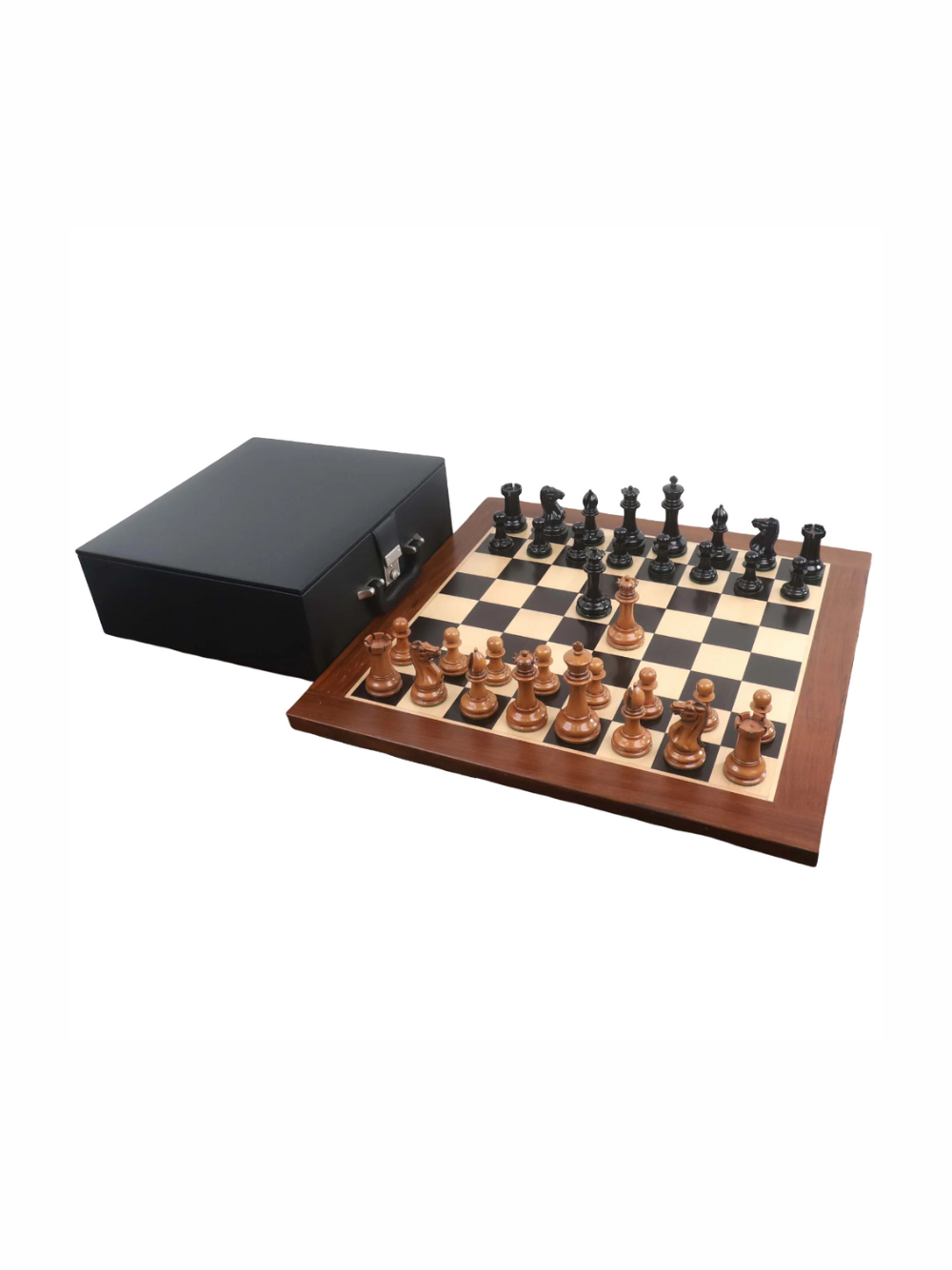 Set di Scacchi Staunton Originale 1849 Combo