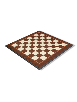 Striped Ebony and Bird's Eye Maple Standard Traditional Chess Board