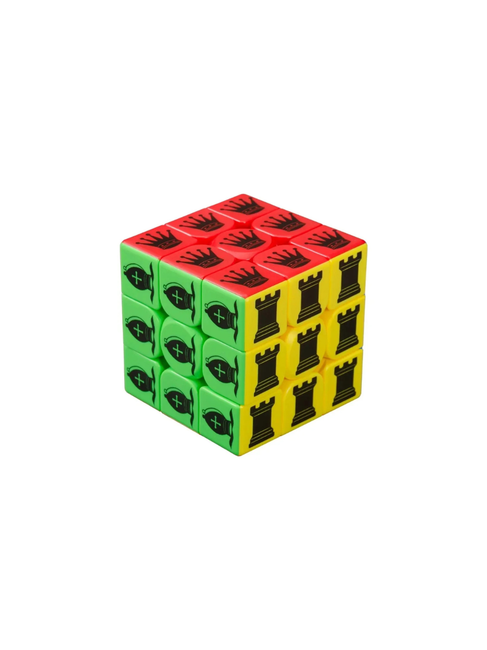 Würfelspielzeug im Schach-Design