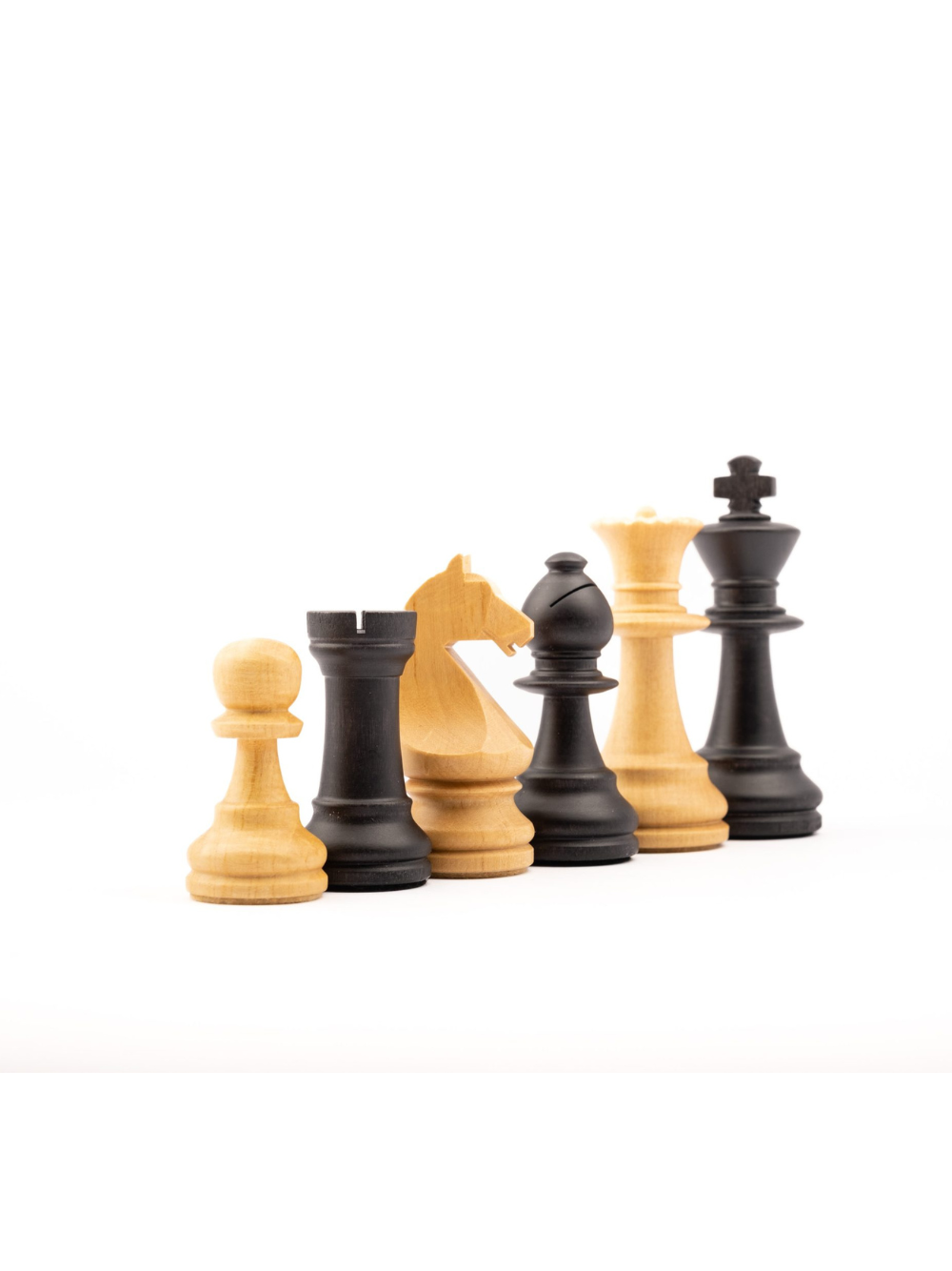 Schwarze Staunton Europa Nr. 6 Schachfiguren