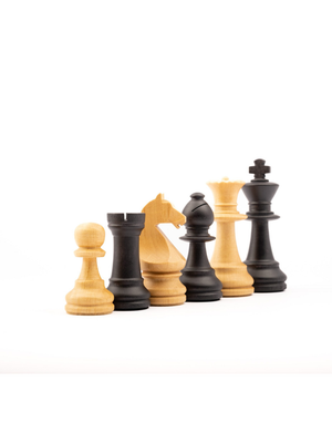 Schwarze Staunton Europa Nr. 6 Schachfiguren