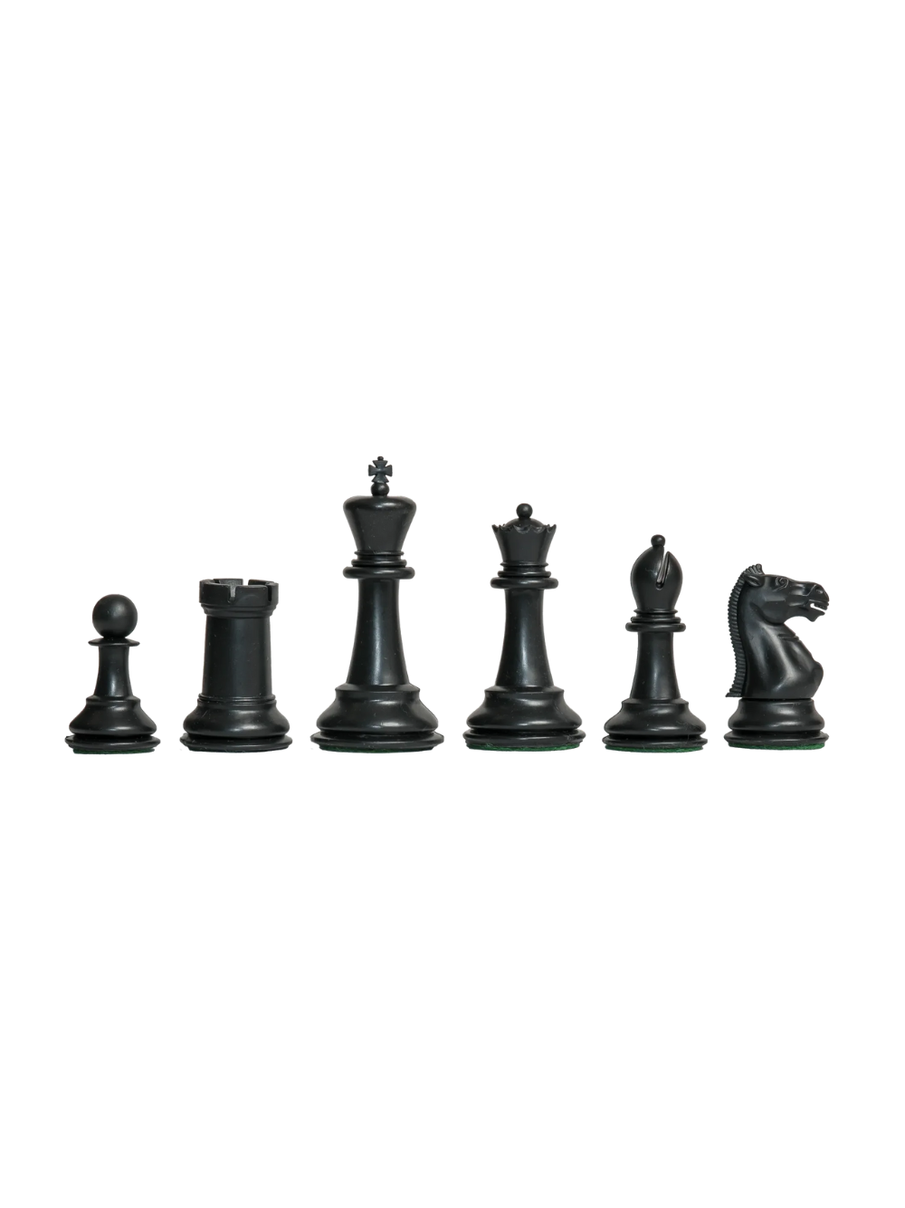 The Marshall Series Plastic Chess Pieces - 3.75" King