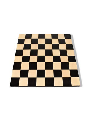 Borderless Chess board Solid Inlaid Ebony & Maple Wood (55 mm Square)