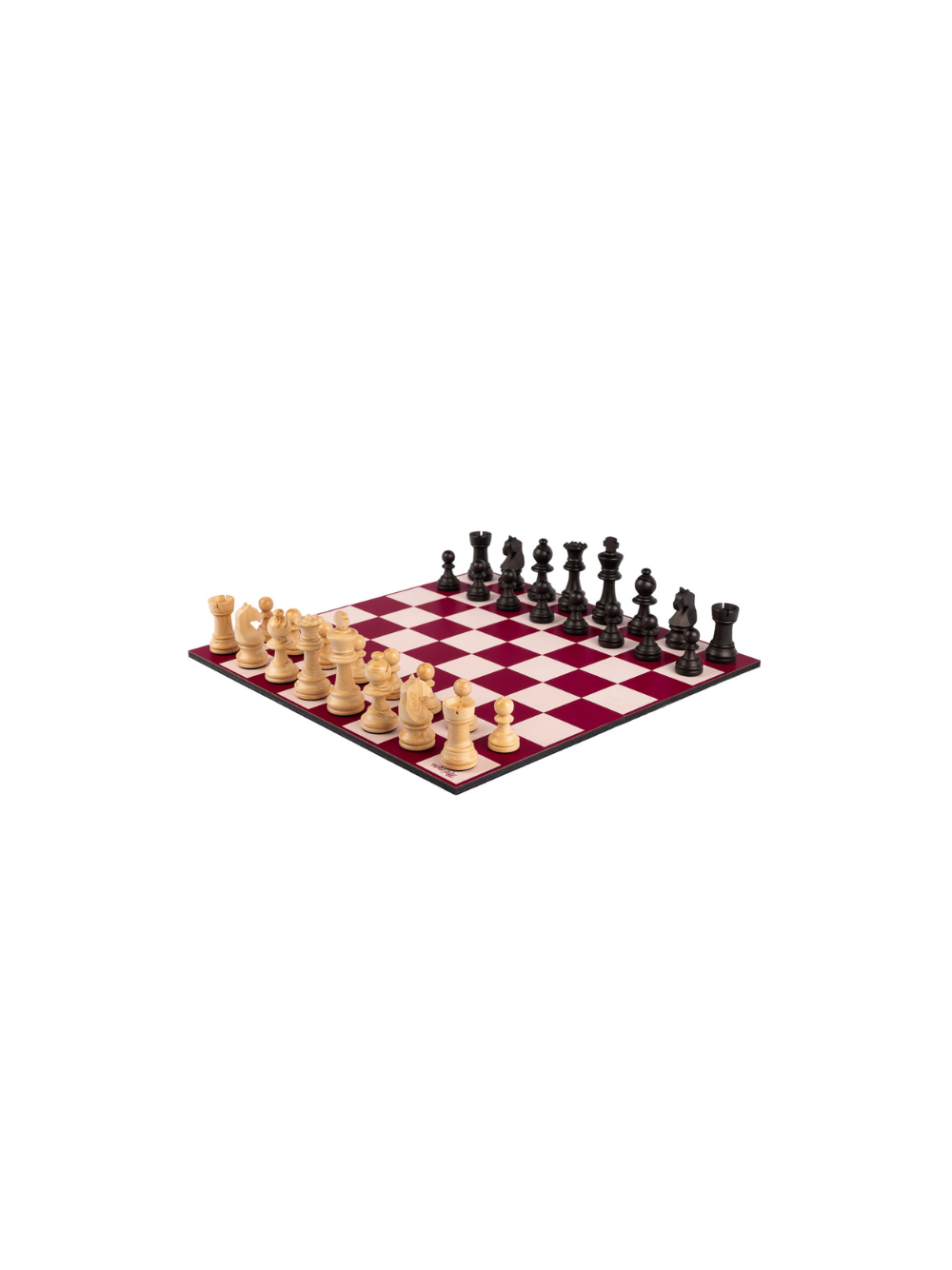 Chess set with foldable chessboard – Pink
