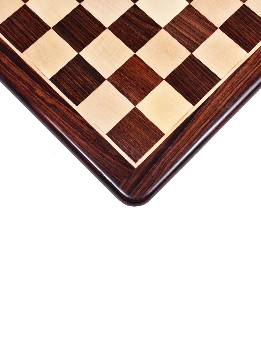 Large Rosewood Chess Board – Rounded Corners