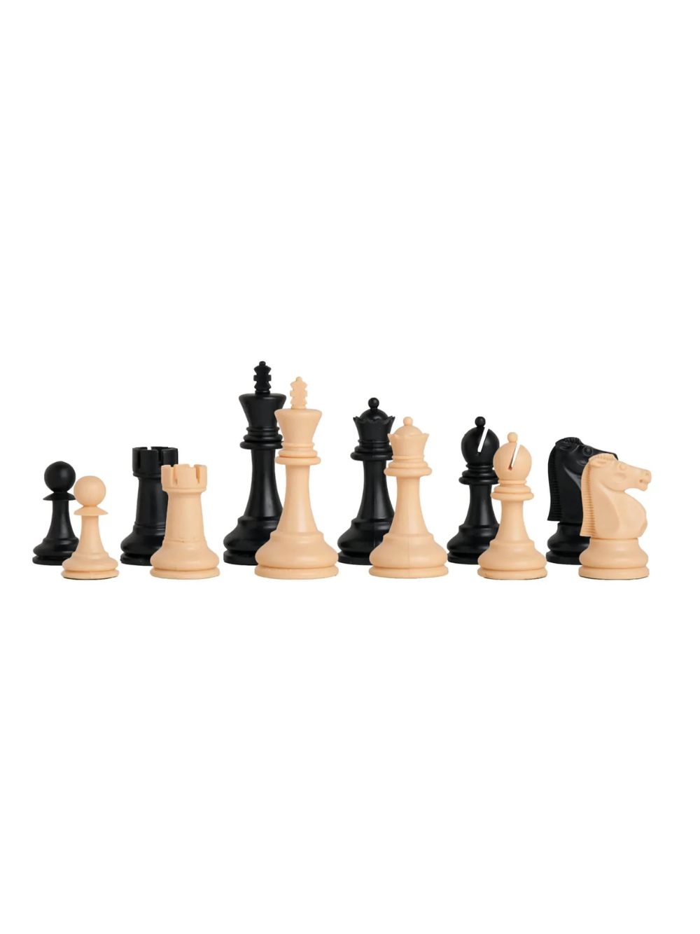 The Reykjavik Series Plastic Chess Pieces - 3.75" King