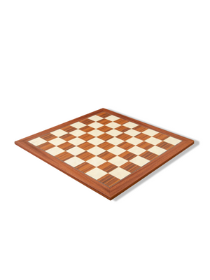 Indian Rosewood and Bird's Eye Maple Standard Traditional Chess Board