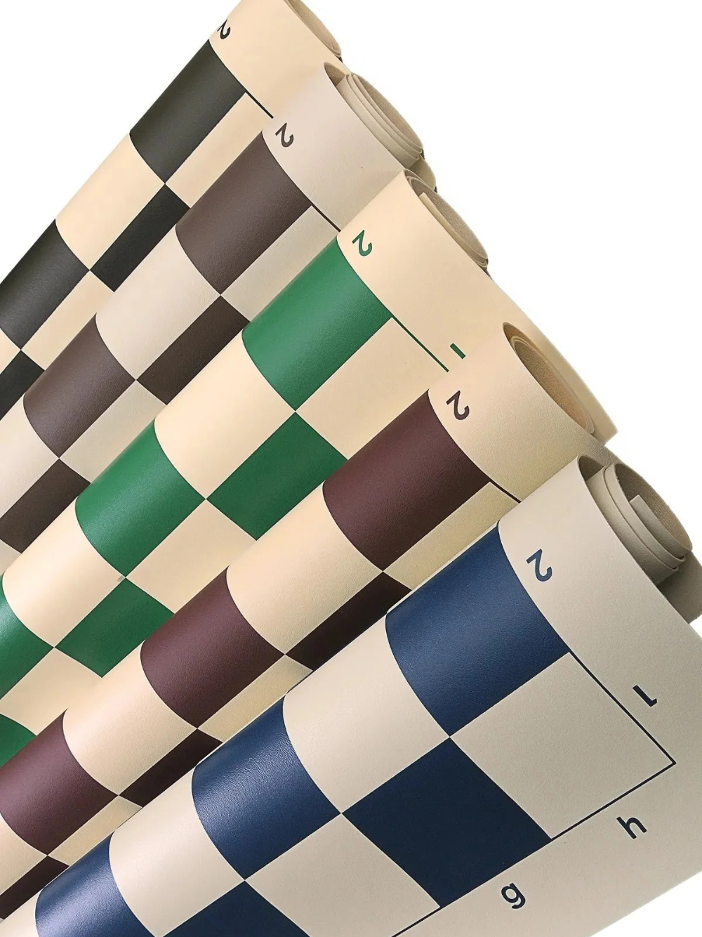 Turnierschachbrett aus Vinyl (Regular) – 2,375 Zoll große Felder 