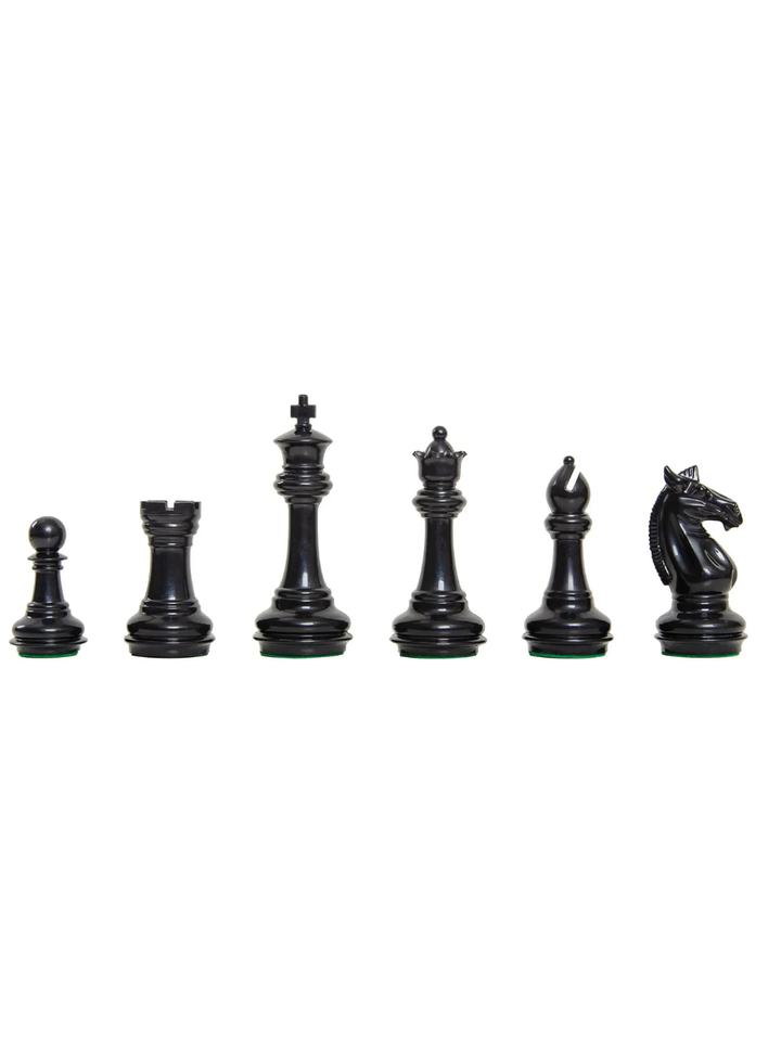 Set di pezzi scacchi in plastica della serie Knight Templar - Re da 3,75"