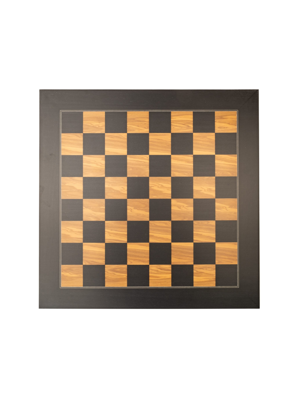 ‘Olivewood’ Chessboard with black frame