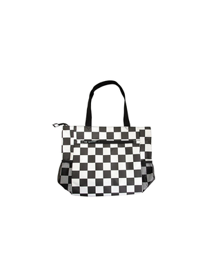 Large Tote Bag - Checkered