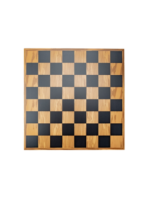 ‘Olivewood’ Chessboard with thin Olive frame