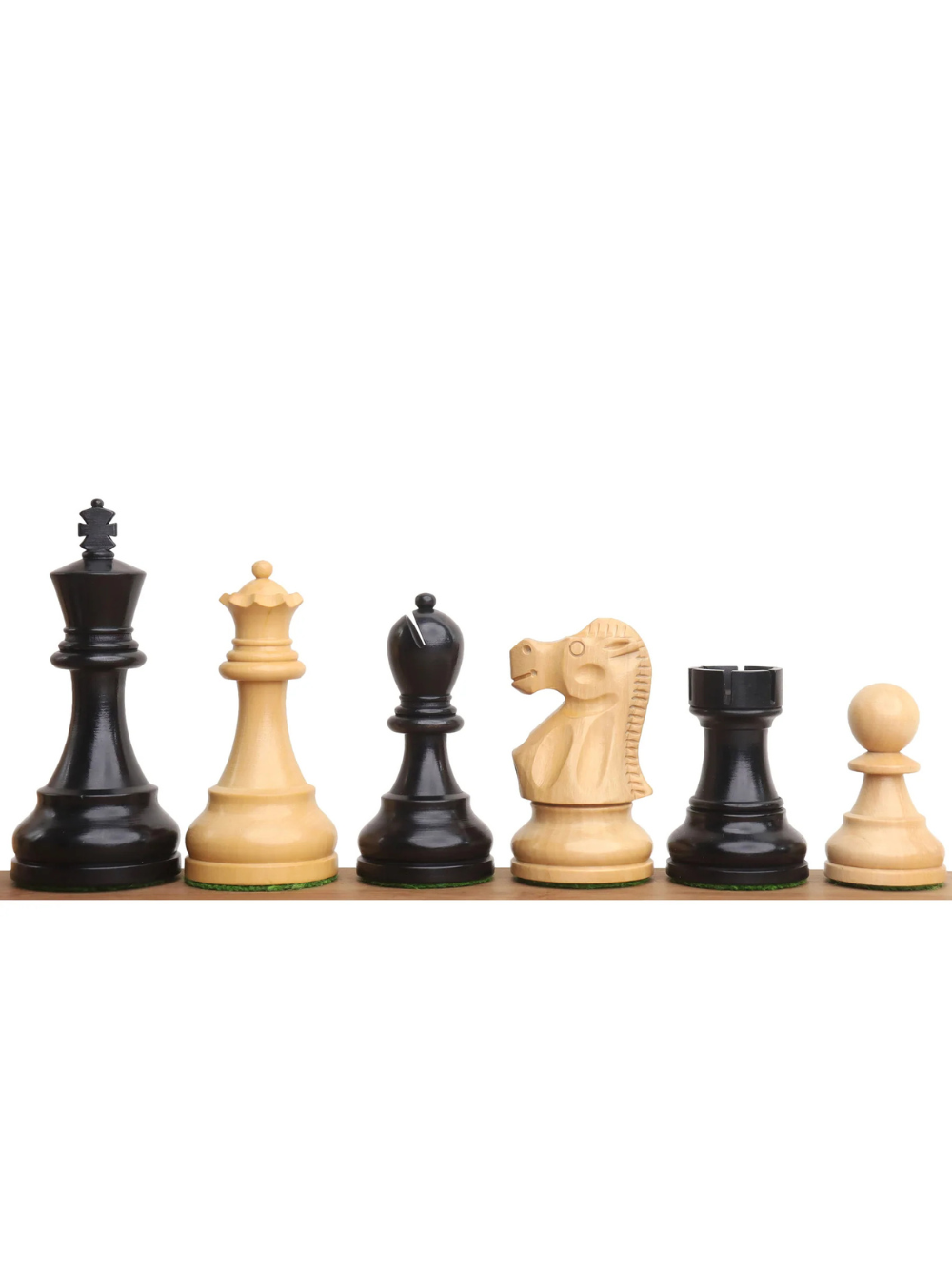 Reykjavik Series Staunton Chess Pieces - Weighted Boxwood - 3.8" King