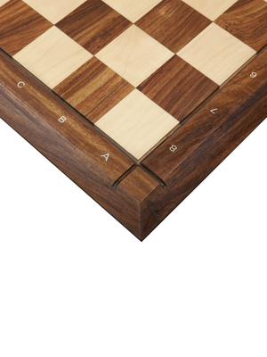 Drueke Style Golden Rosewood & Maple Chess Board - image 1
