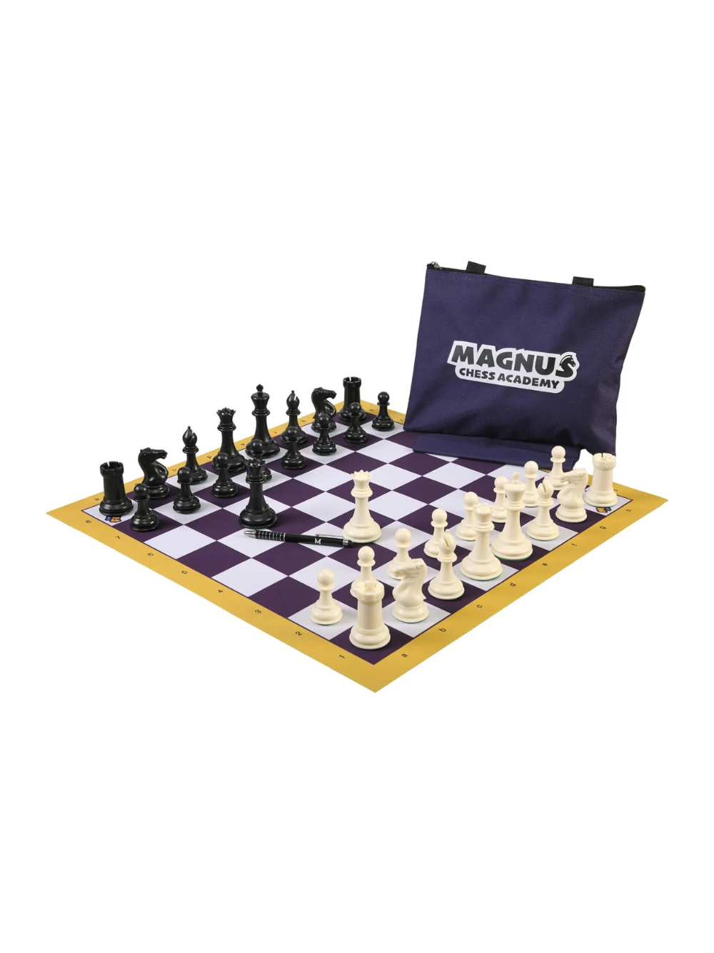 Magnus Chess Set Combo – Signature Series with Bag & Board