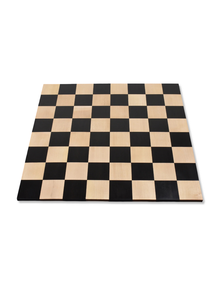 Solid Wood Roll Up Travel Chess Board in Ebony &amp; Maple Wood