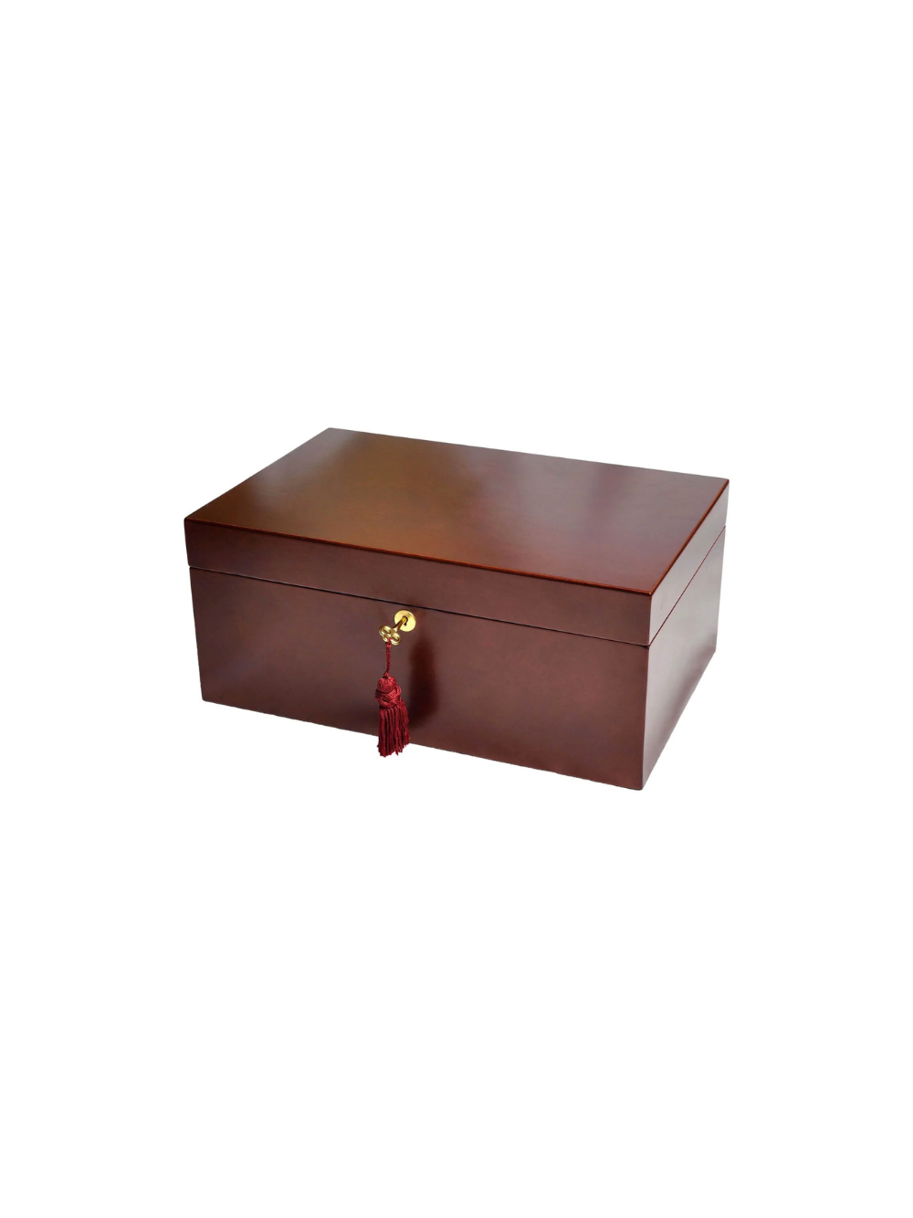 Fitted Coffer Chess Box - Mahogany
