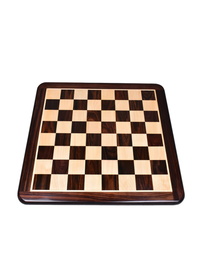 19 inches Large Flat Chess board - Rosewood & Maple Wood - Square of 50 mm