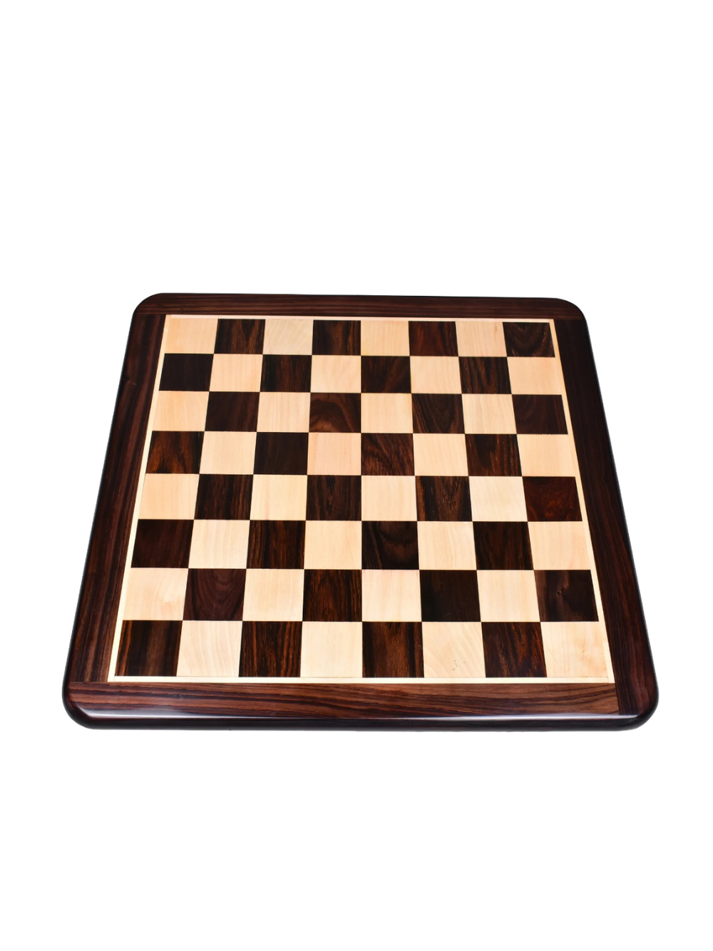19" Large Flat Rosewood & Maple Chess Board