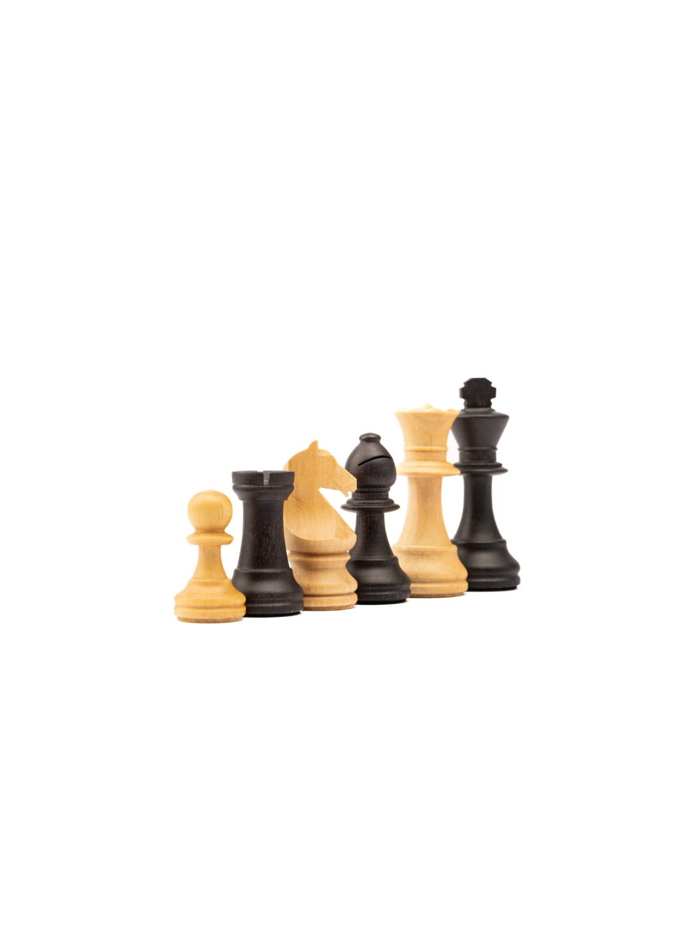Staunton Europa nº3 chess weighted pieces – BLACK