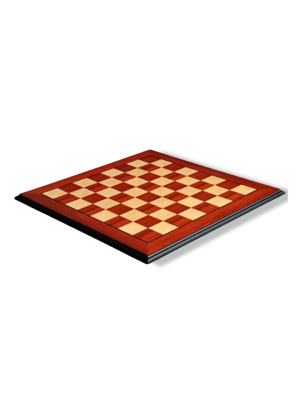 Coral Ash and Bird's Eye Maple Standard Traditional Chess Board