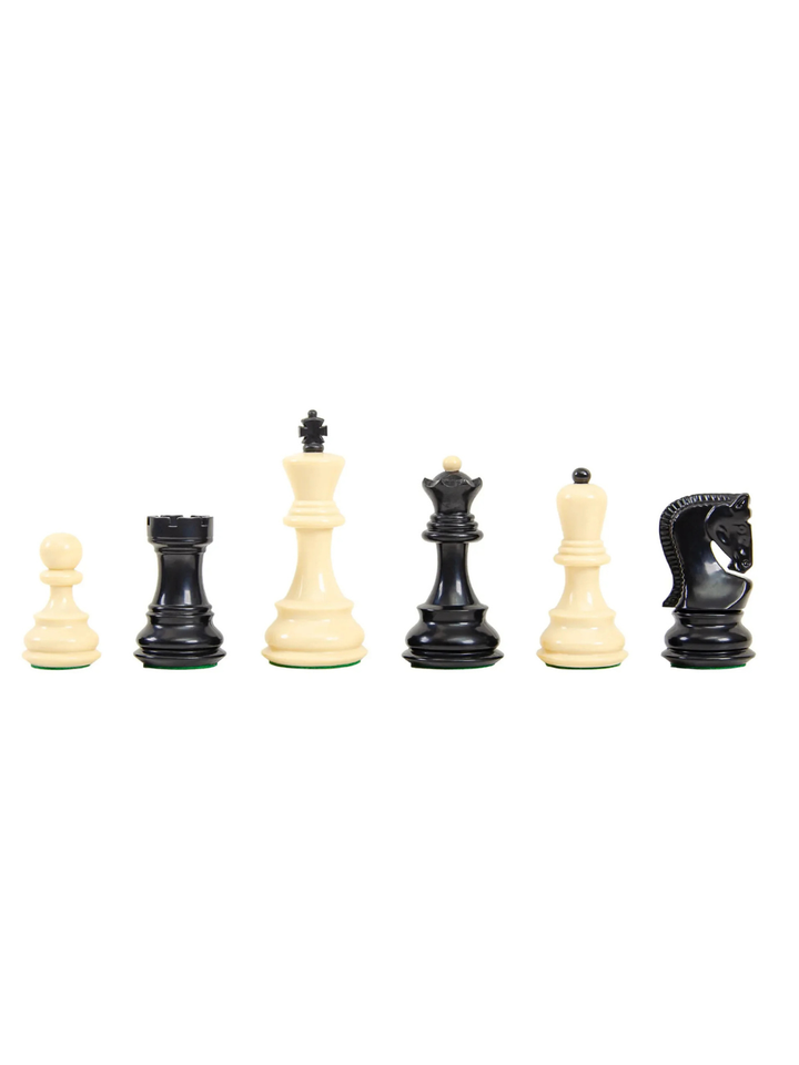 Set di pezzi scacchi in plastica della serie Zagreb - Re da 3,75"