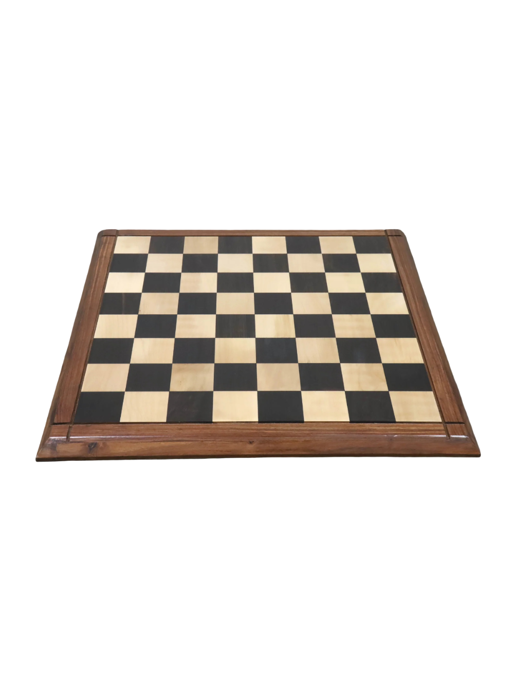 21" Players Choice Ebony & Maple Wood Chess Board- 55 mm square - Matt Finish