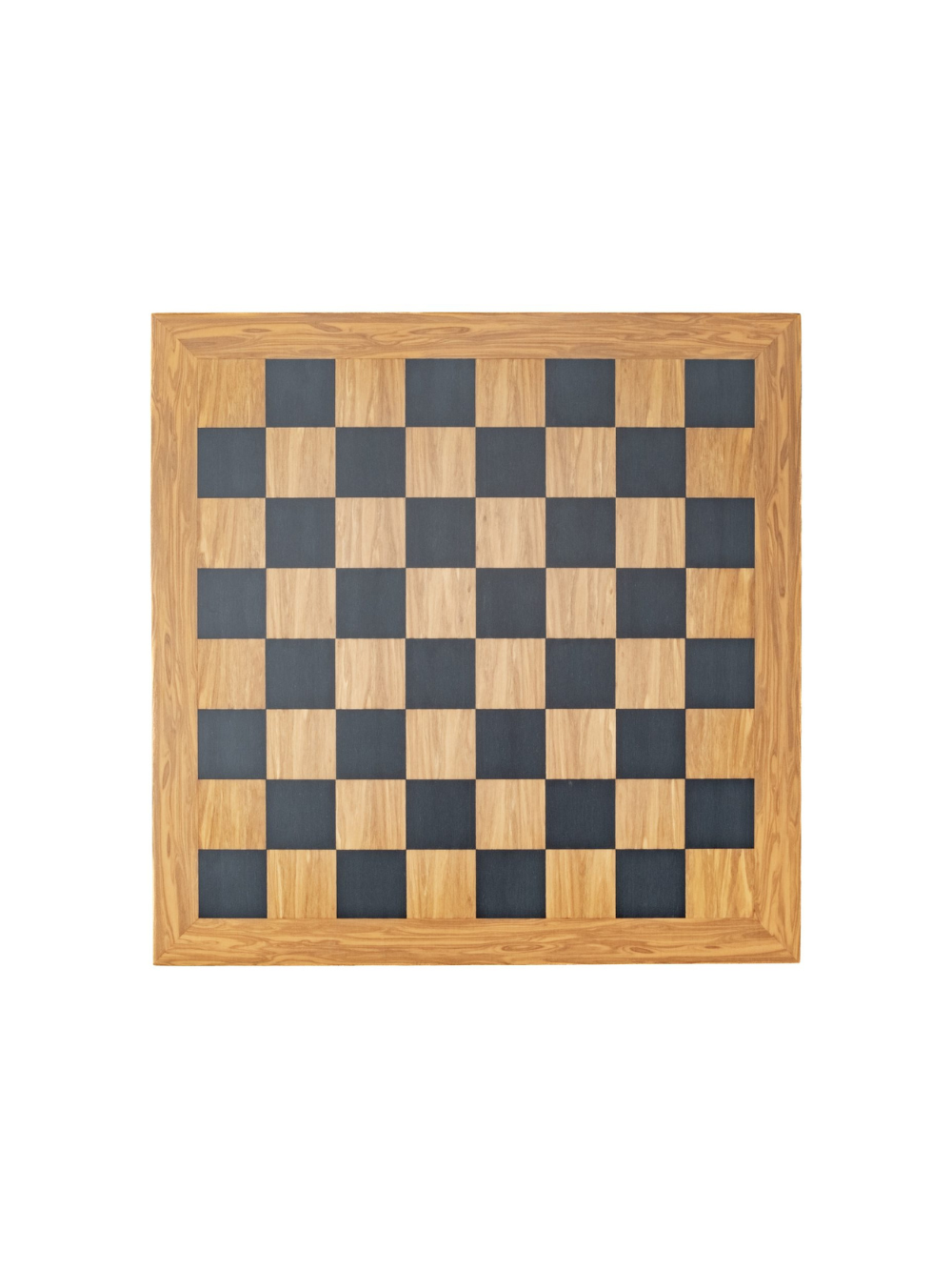 ‘Olivewood’ Chessboard with wide Olive frame