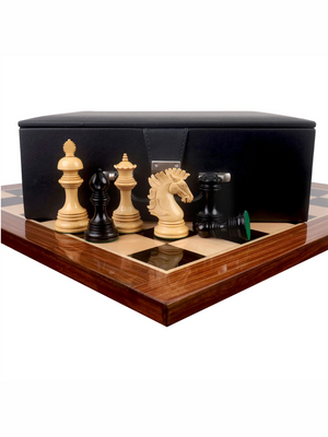 Alexandria Luxury Staunton Triple Weighted Chess Set