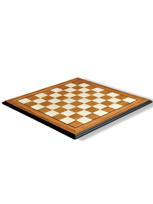 Olivewood and Bird's Eye Maple Standard Traditional Chess Board